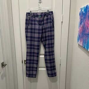 Nike Women’s Purple Plaid Golf Pants